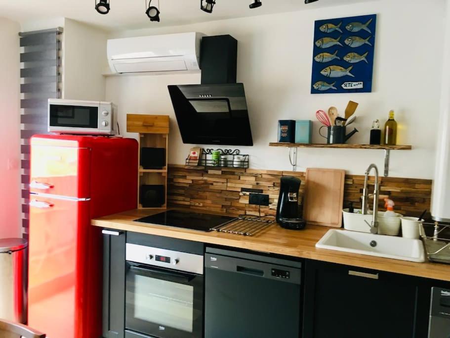 Apartament Les Coquelicots Du Quartier Haut Sète Zewnętrze zdjęcie